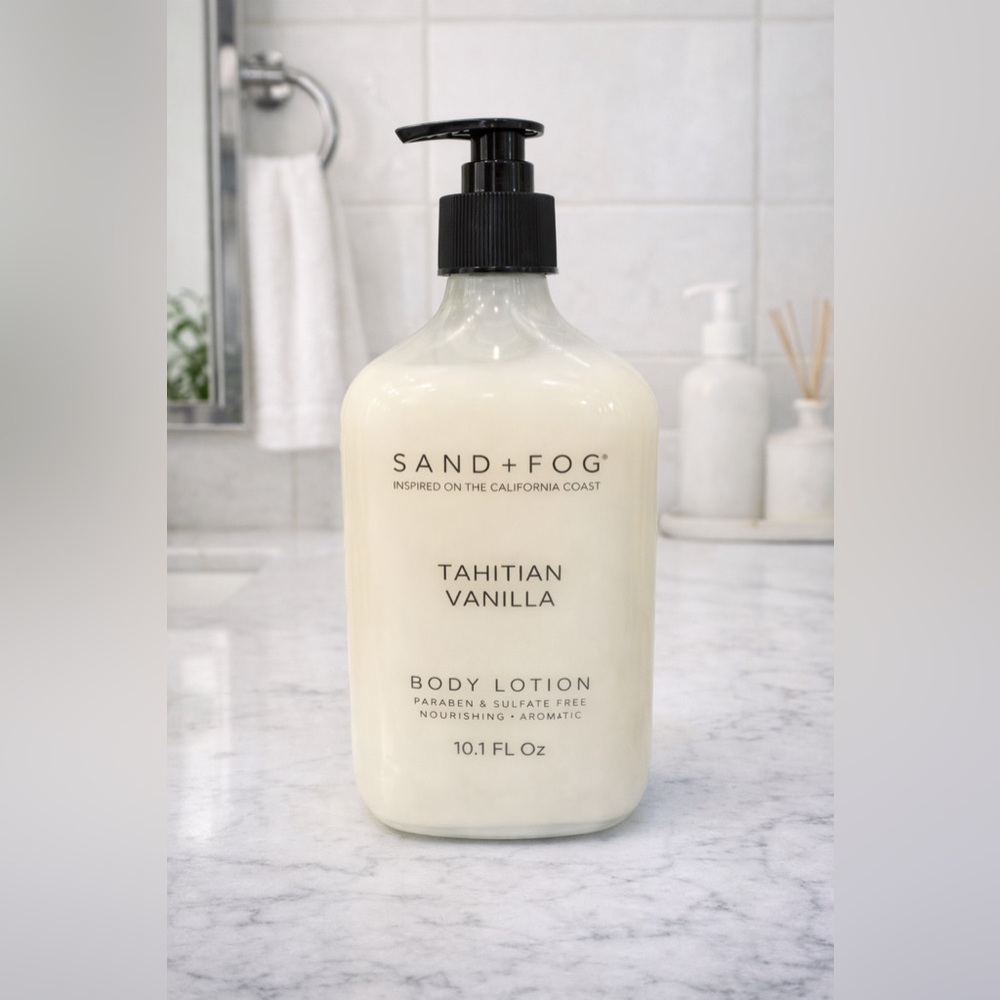 Sand + Fog Tahitian Vanilla Body Lotion - Cream